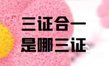 ÈýÖ¤ºÏÒ»ÊÇÄÄÈýÖ¤(ÈýÖ¤ºÏÒ»ºóµÄÓªÒµÖ´ÕÕ)